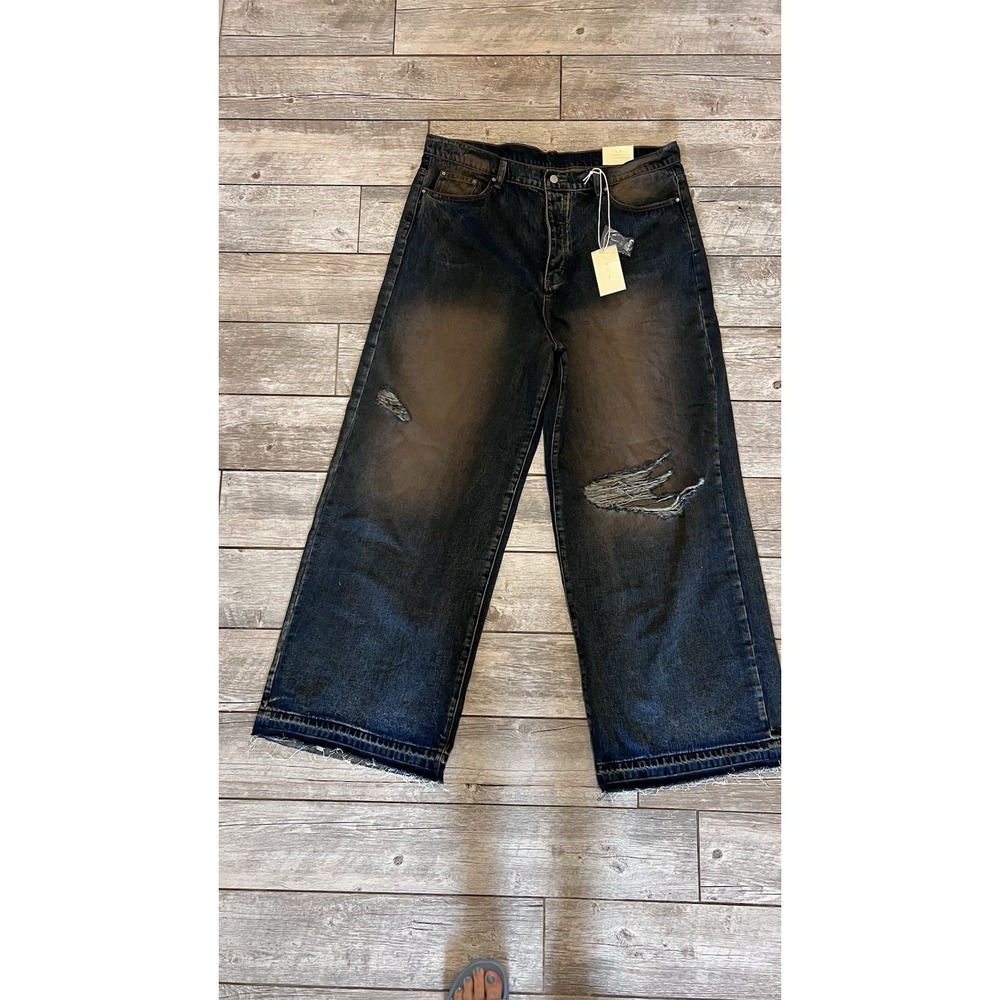 MNMI rave jeans baggy wide leg
